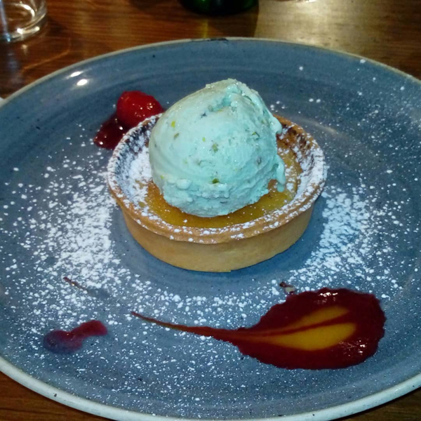 Lemon Tart at EJ Kings Clifden