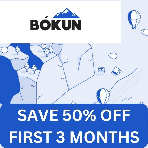 save 50% off bokun for the first 3 months using our referral link here