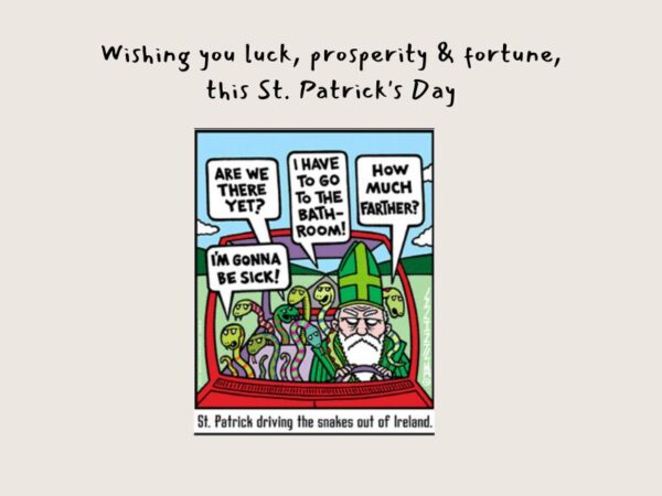 St-Patrick-driving-Snakes-Outta-Ireland